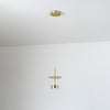 Modern Gold LED Pendant Light Industrial Metal Hanging Fixture for Kitchen Island