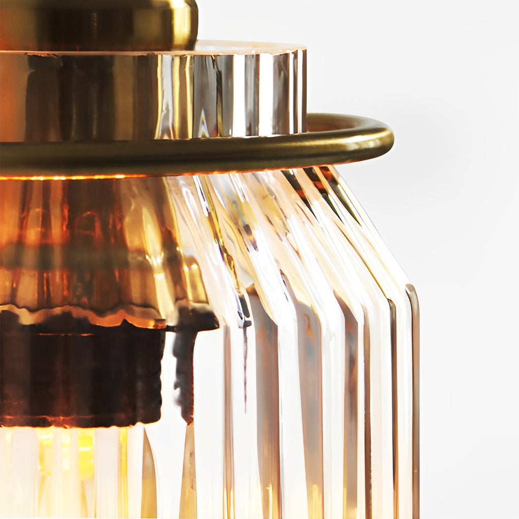 Modern Gold LED Wall Sconce with Wavy Glass Shade Elegant Round Funnel Indoor Lighting Fixture