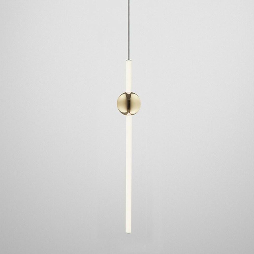 Modern Gold Linear Chandelier with Glass Spherical Shades for Dining Room and Kitchen Island