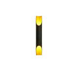Modern Gold Minimalist Straight Wall Sconce Dual Light Fixture for Bedroom and Hallway