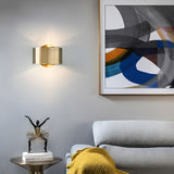 Modern Gold Nordic Circular Wall Sconce Up and Down Indoor Lighting Fixture for Living Room