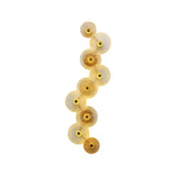 Modern Gold Round Glass LED Wall Sconce Nordic Indoor Lighting Fixture for Bedroom