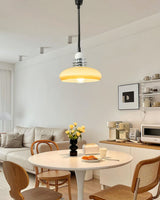 Modern Gradient Glass Droplight Pendant Lamp for Contemporary Interior Home Lighting
