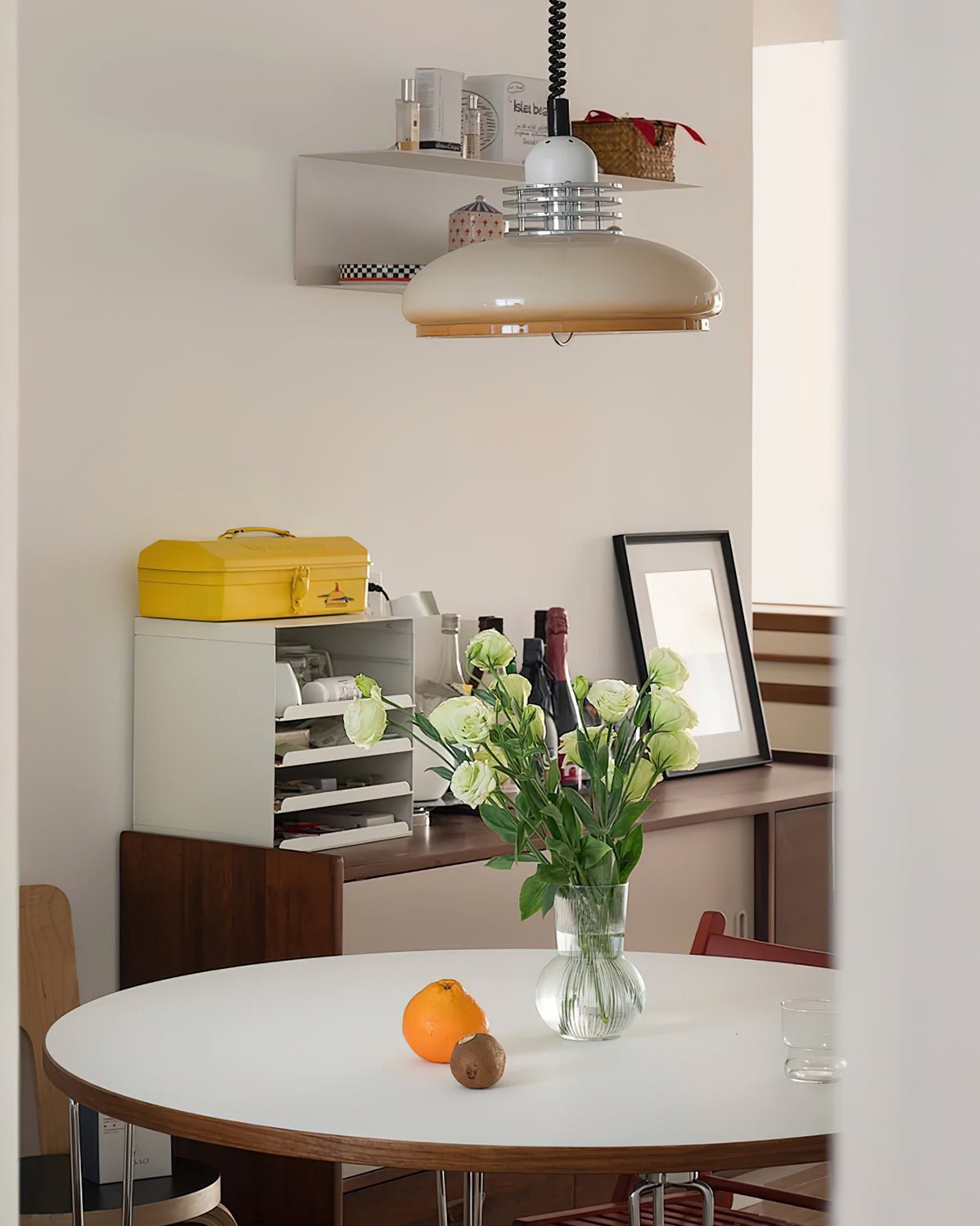 Modern Gradient Glass Droplight Pendant Lamp for Contemporary Interior Home Lighting