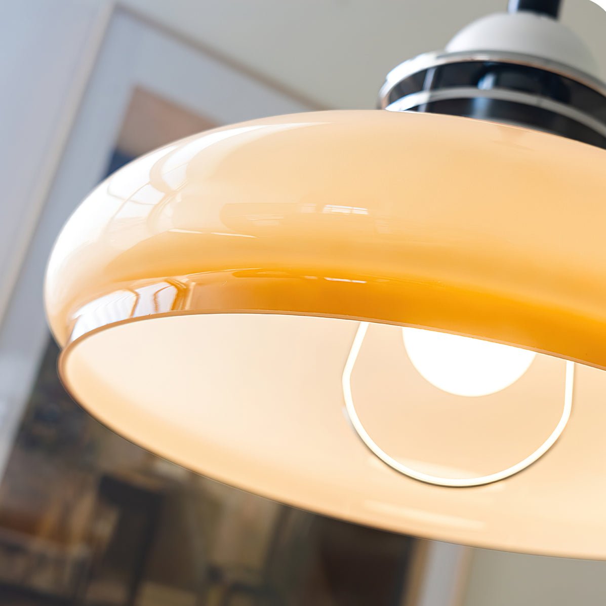 Modern Gradient Glass Droplight Pendant Lamp for Contemporary Interior Home Lighting