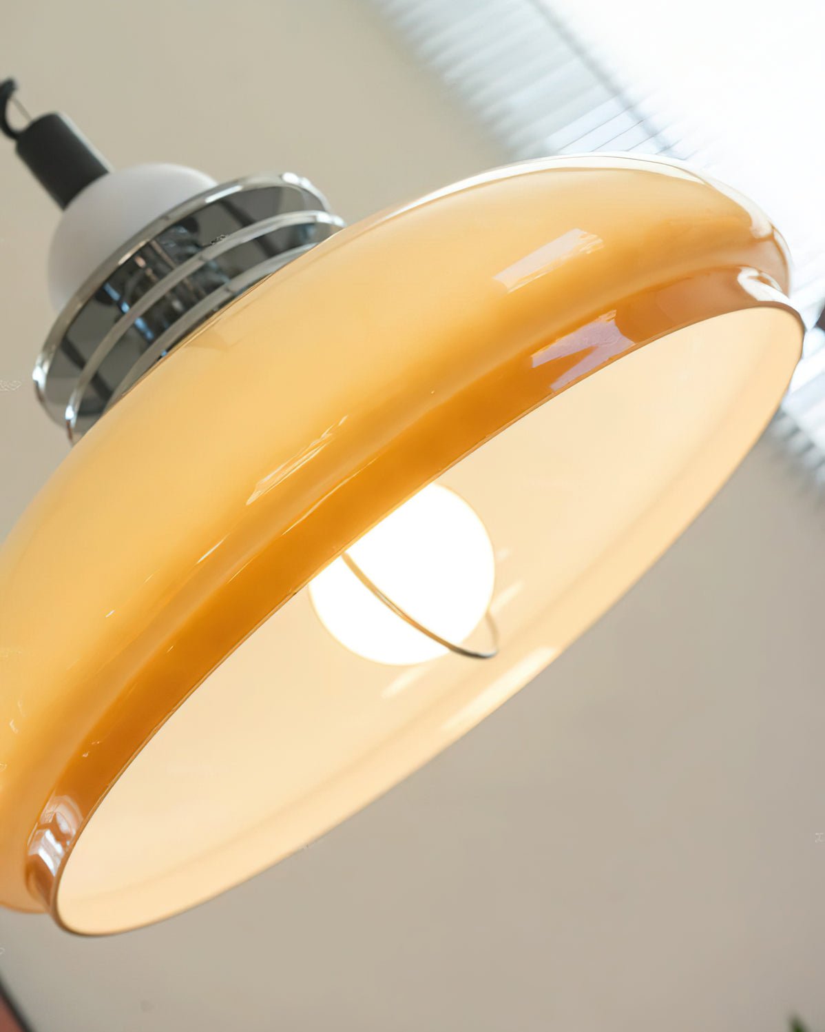 Modern Gradient Glass Droplight Pendant Lamp for Contemporary Interior Home Lighting