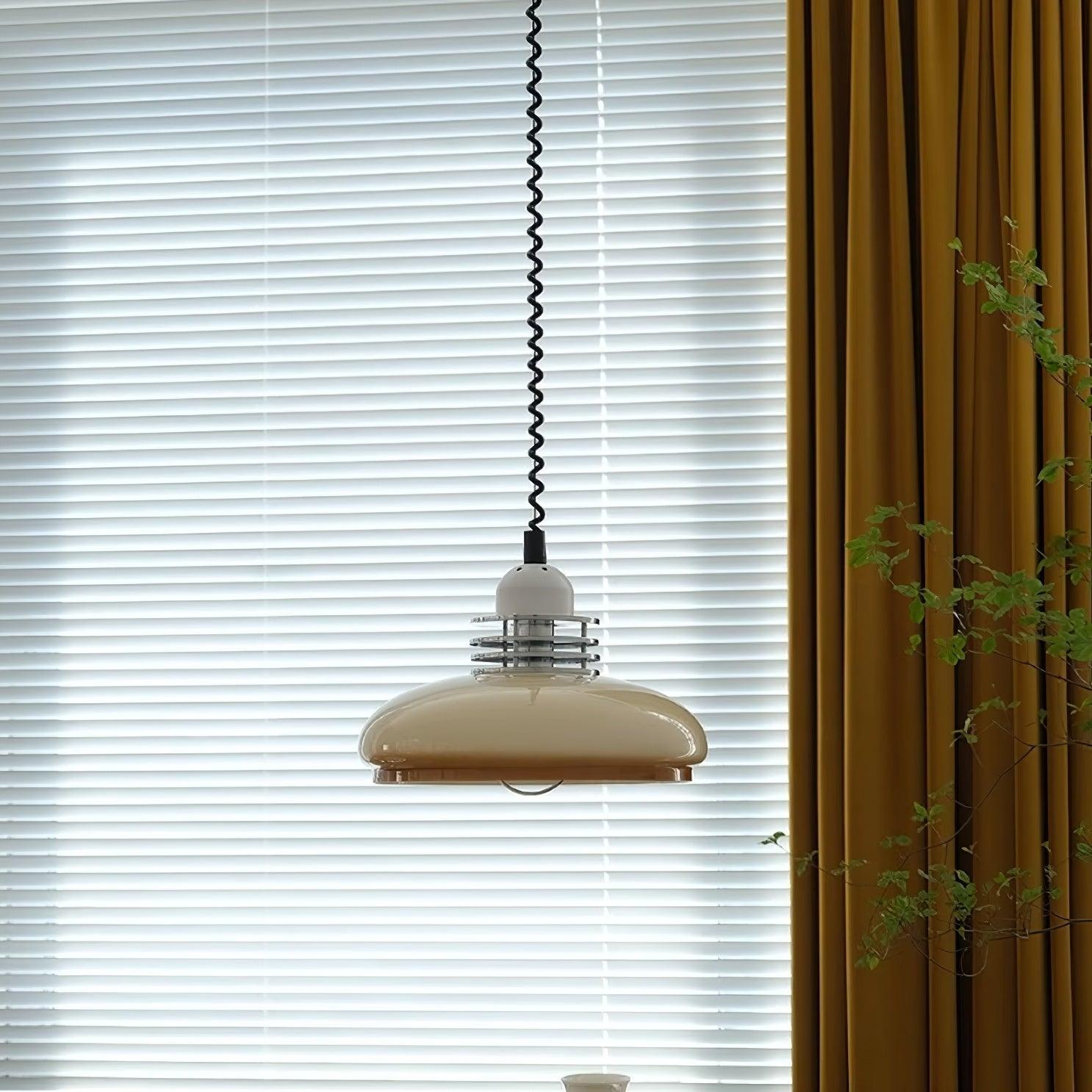 Modern Gradient Glass Droplight Pendant Lamp for Contemporary Interior Home Lighting