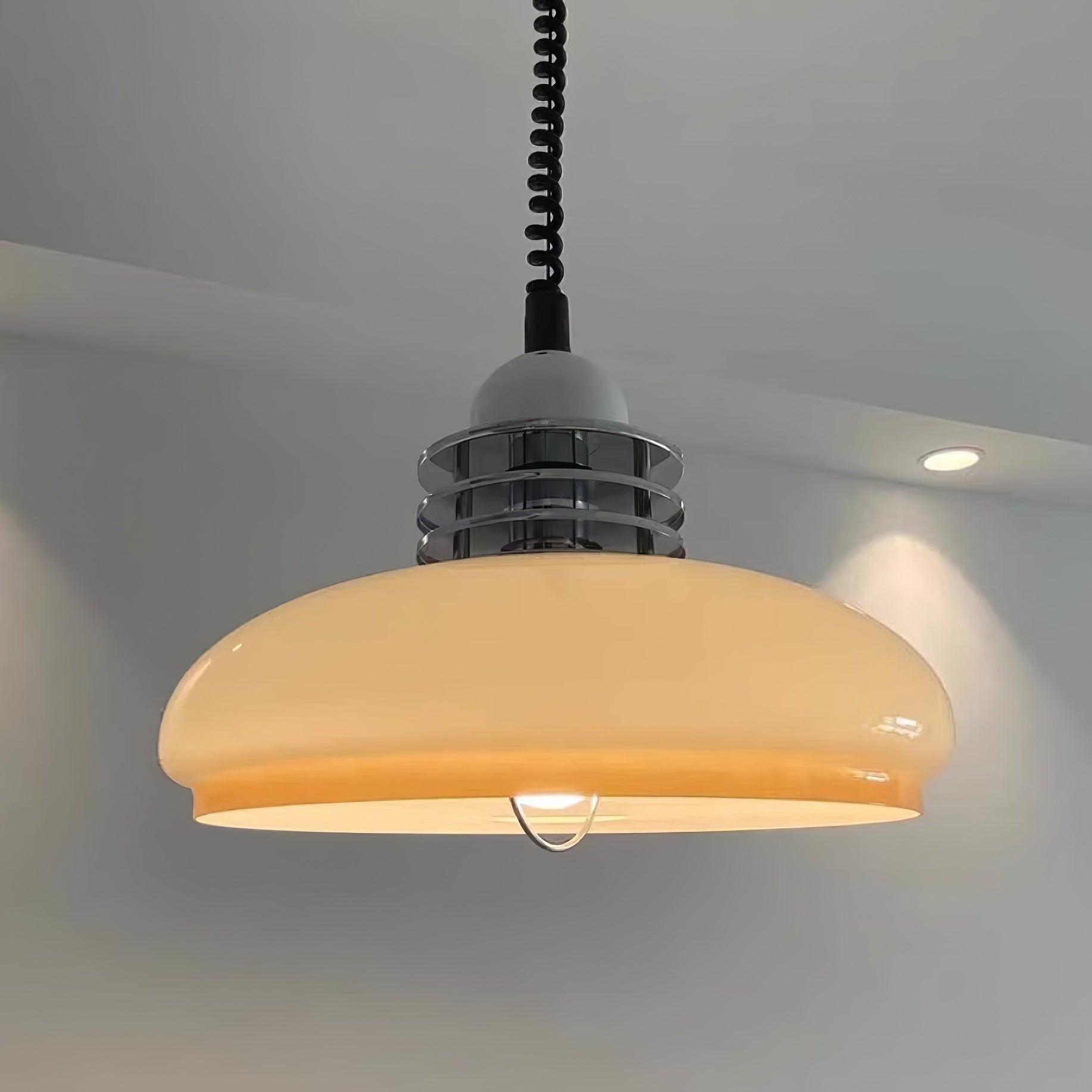 Modern Gradient Glass Droplight Pendant Lamp for Contemporary Interior Home Lighting