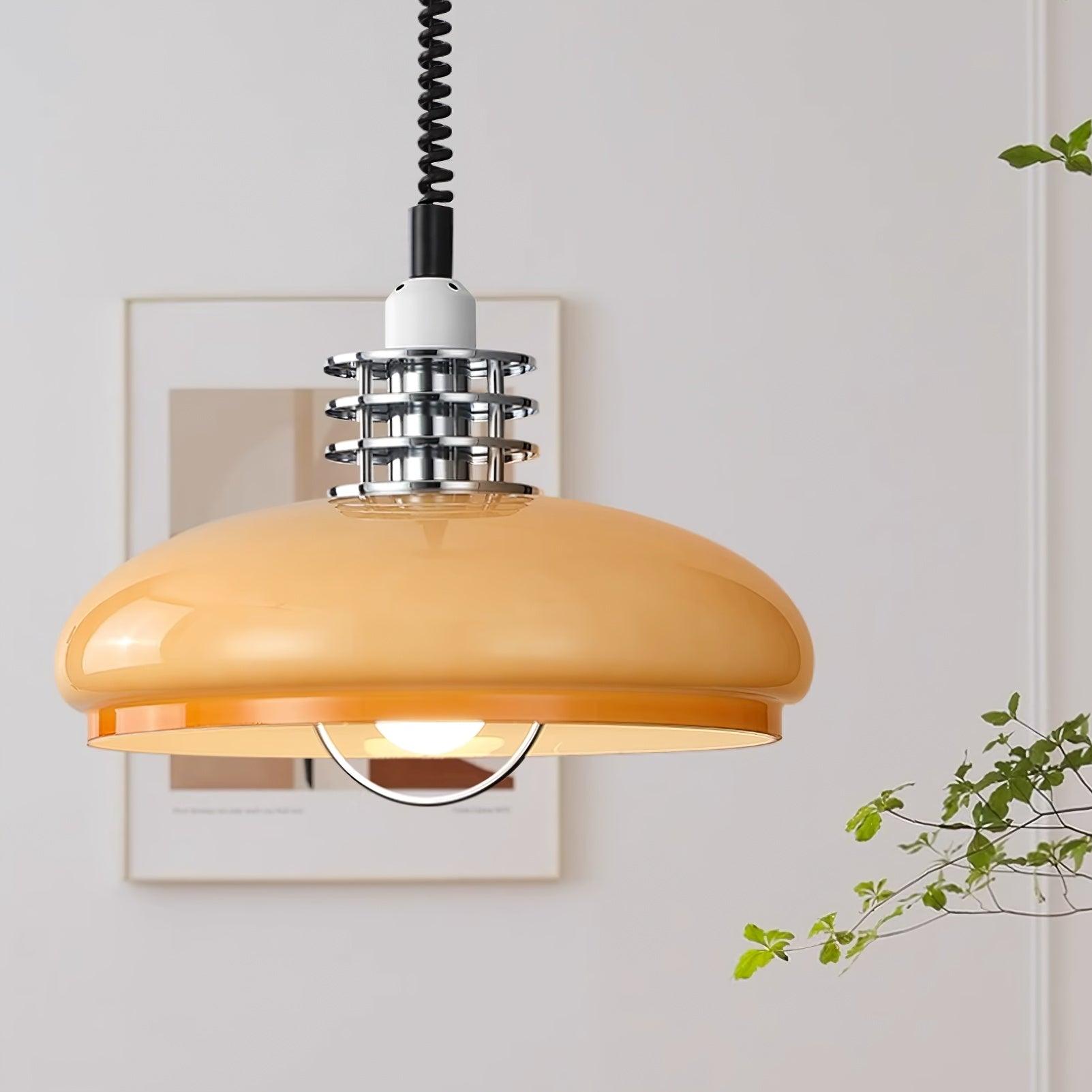 Modern Gradient Glass Droplight Pendant Lamp for Contemporary Interior Home Lighting