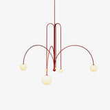 Modern Gran Finale Glass Globe Chandelier Multi Head Suspension Lighting