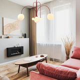 Modern Gran Finale Glass Globe Chandelier Multi Head Suspension Lighting