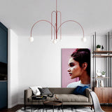 Modern Gran Finale Glass Globe Chandelier Multi Head Suspension Lighting