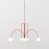 Modern Gran Finale Glass Globe Chandelier Multi Head Suspension Lighting