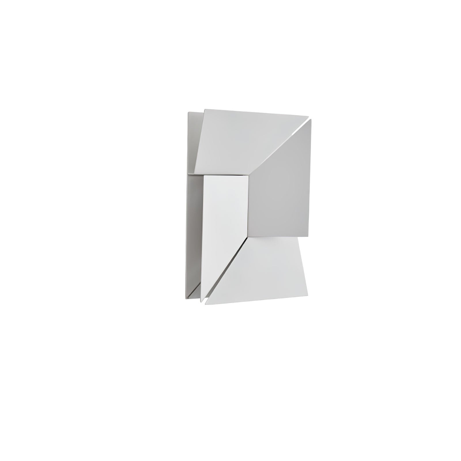 Modern Grand Shadow LED Wall Sconce Aluminum Diffused Indoor Light Matte White