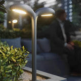 Modern Grass Inspired Outdoor Pathway Light Black Aluminum LED Garden Landscape Lighting
