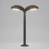 Modern Grass Inspired Outdoor Pathway Light Black Aluminum LED Garden Landscape Lighting