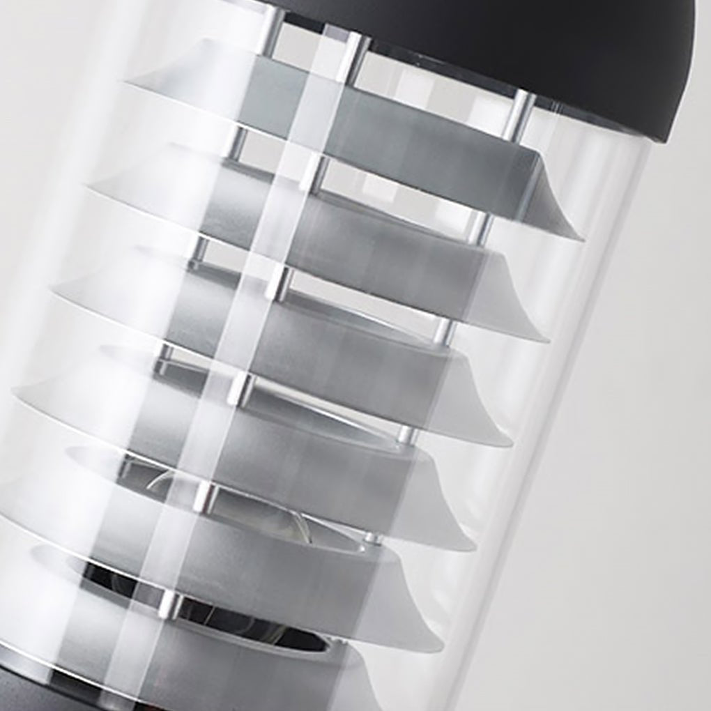Modern Gray Aluminum Outdoor Landscape Path Lamp Waterproof Villa Garden Decorative Light