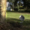 Modern Gray Round LED Garden Spotlight IP66 Waterproof Outdoor Tree and Lawn Light