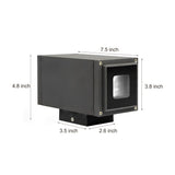 Modern Grey Aluminum LED Up and Down Beam Wall Light Outdoor Waterproof Sconce
