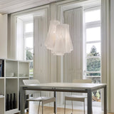 modern-grey-stainless-steel-pleated-mesh-pendant-light-with-integrated-led