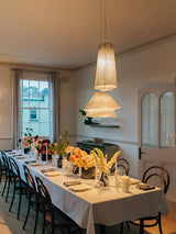 modern-grey-stainless-steel-pleated-mesh-pendant-light-with-integrated-led