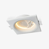 Modern Gypsum Moon Texture LED Wall Sconce for Artistic Interior Decor