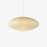 Modern Handcrafted Washi Rice Paper Pendant Light 15A Organic Mulberry Paper Ceiling Hanging Lamp