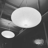 Modern Handcrafted Washi Rice Paper Pendant Light 15A Organic Mulberry Paper Ceiling Hanging Lamp
