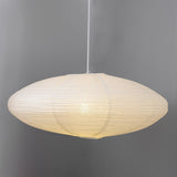 Modern Handcrafted Washi Rice Paper Pendant Light 15A Organic Mulberry Paper Ceiling Hanging Lamp