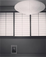 Modern Handcrafted Washi Rice Paper Pendant Light 15A Organic Mulberry Paper Ceiling Hanging Lamp