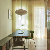 Modern Handcrafted Washi Rice Paper Pendant Light 15A Organic Mulberry Paper Ceiling Hanging Lamp