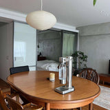 Modern Handcrafted Washi Rice Paper Pendant Light 15A Organic Mulberry Paper Ceiling Hanging Lamp