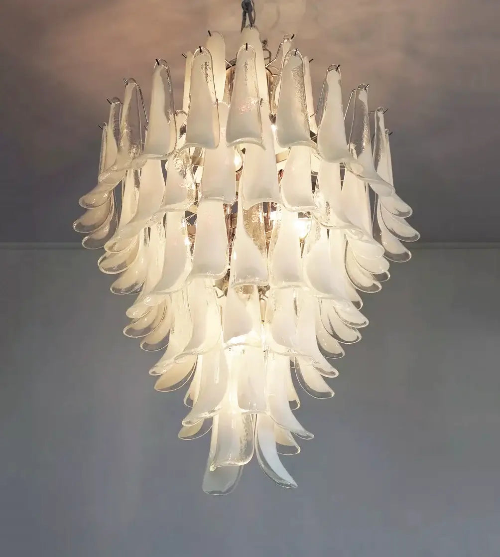 modern-handcrafted-white-and-caramel-murano-glass-petal-chandelier-lighting-for-luxury-spaces