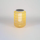 Modern Handcrafted Woven Rattan Outdoor Garden Lamp Waterproof LED Landscape Lighting