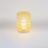 Modern Handcrafted Woven Rattan Outdoor Garden Lamp Waterproof LED Landscape Lighting