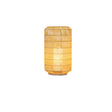 Modern Handcrafted Woven Rattan Outdoor Garden Lamp Waterproof LED Landscape Lighting
