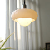 Modern Harvey Glass Globe Pendant Light with Chrome Finish and Plexiglass Shade