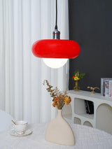 Modern Harvey Glass Globe Pendant Light with Chrome Finish and Plexiglass Shade