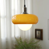 Modern Harvey Glass Globe Pendant Light with Chrome Finish and Plexiglass Shade