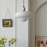 Modern Harvey Glass Globe Pendant Light with Chrome Finish and Plexiglass Shade