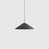 Modern Hat Resin Pendant Light Pleated Design Ceiling Lamp Macaron Colors for Indoor Lighting