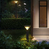 Modern Heavy Duty Solar Powered Outdoor LED Lamp Post Light Waterproof Garden Pathway Pillar