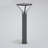 Modern Heavy Duty Solar Powered Outdoor LED Lamp Post Light Waterproof Garden Pathway Pillar
