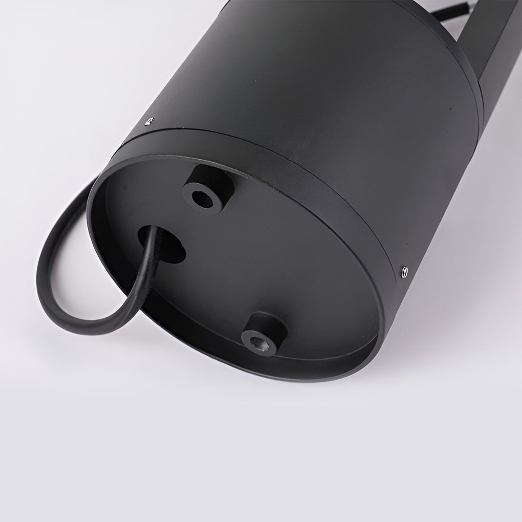 Modern Hollow Cylindrical Outdoor LED Bollard Light Waterproof Pathway Lamp for Garden and Yard