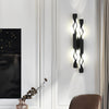 Modern Hollow Flame LED Wall Sconce Up and Down Light Nordic Style Fixture for Indoor Decor