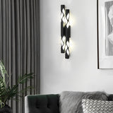 Modern Hollow Flame LED Wall Sconce Up and Down Light Nordic Style Fixture for Indoor Decor