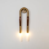 Modern Horsehair Tassel Wall Lamp with G9 LED Sconce and Elegant Glass Shade