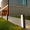 Modern Inclined Waterproof LED Garden Pathway Light Stainless Steel Outdoor Lawn Lamp for Yard