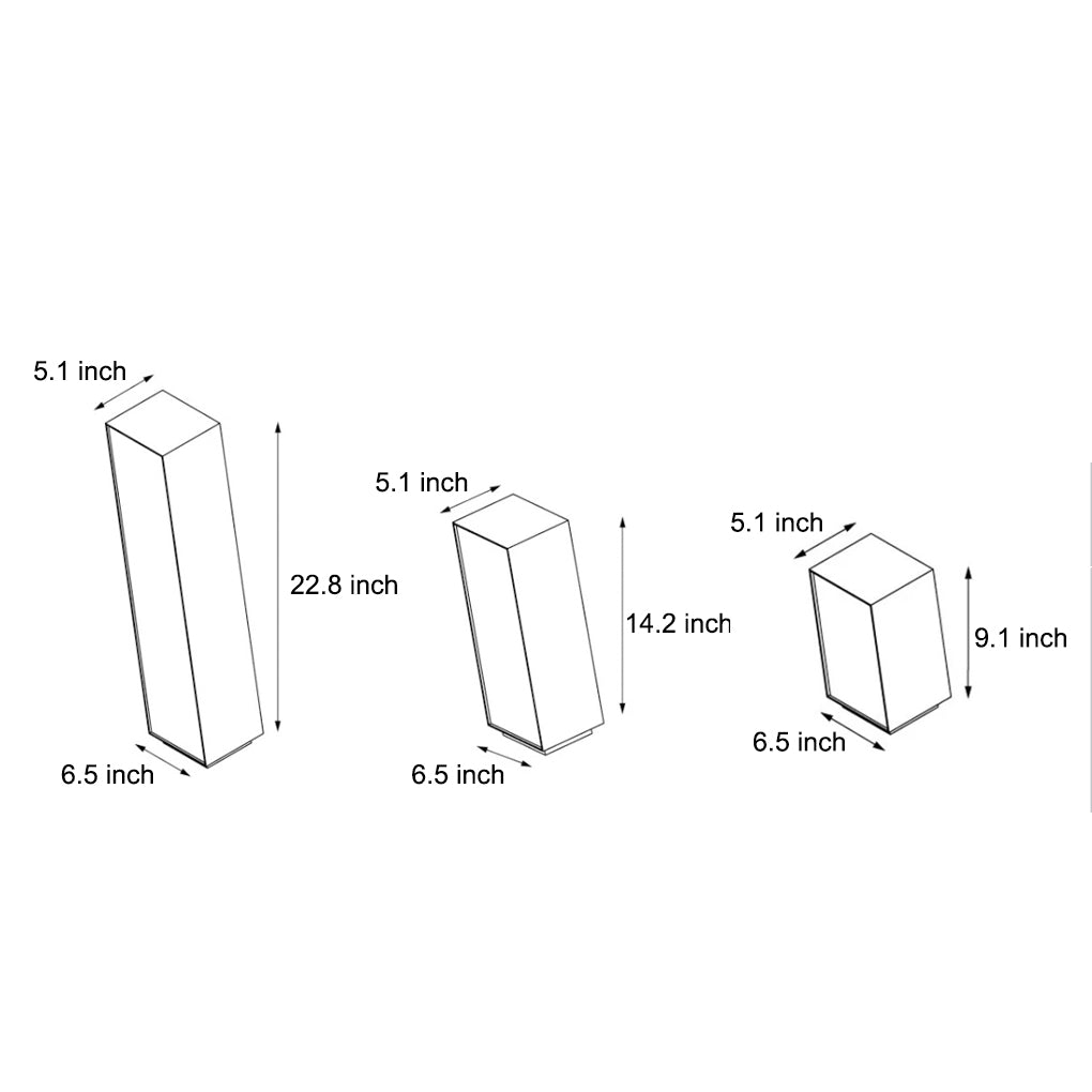 Modern Inclined Waterproof LED Garden Pathway Light Stainless Steel Outdoor Lawn Lamp for Yard