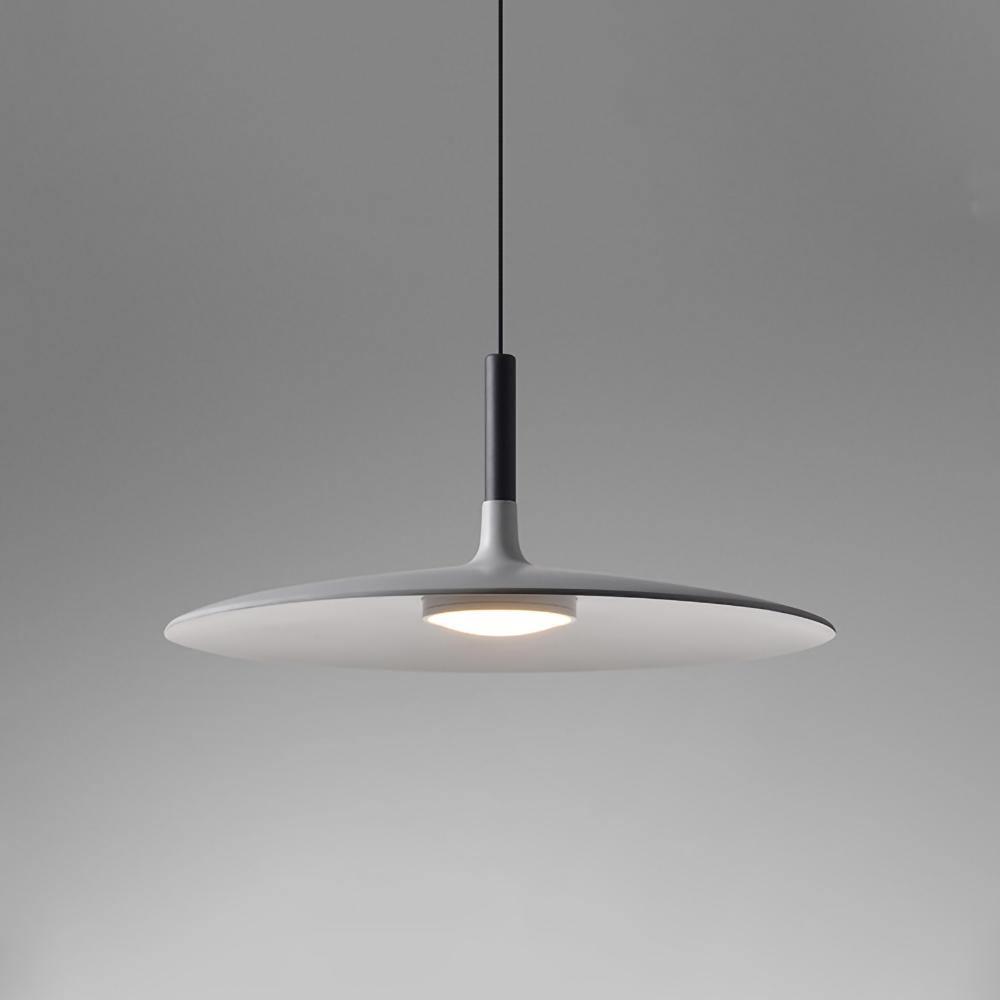 Modern Industrial Aluminum Pendant Light with Focused LED Illumination for Indoor Spaces